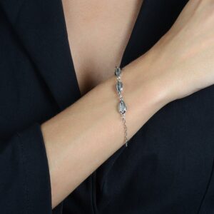 Pulseira Prateada de Búzios Immersa